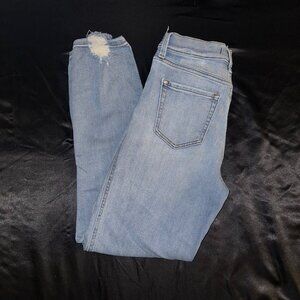 🎀Eunice Women's Rocky High Rise Boyfriend Distressed Jeans